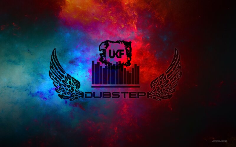 UKF Dubstep logo with wings