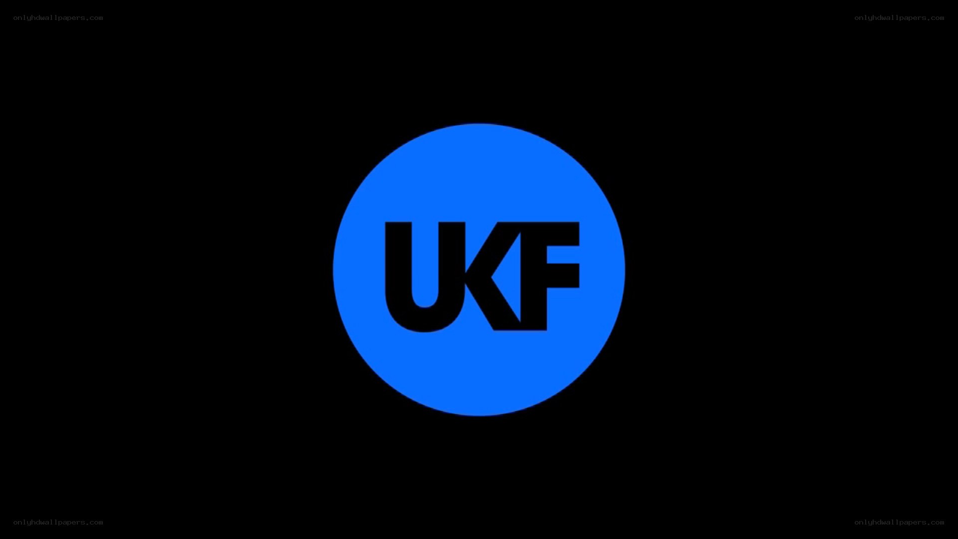 UKF logo on black background