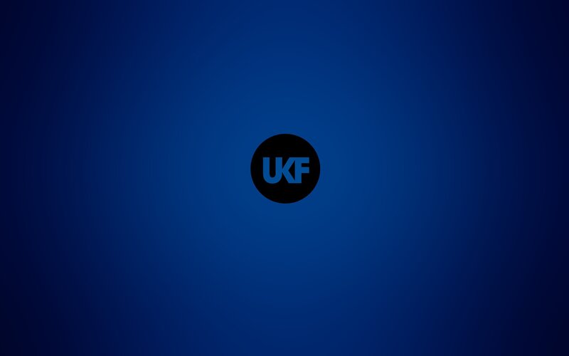 UKF logo on blue background