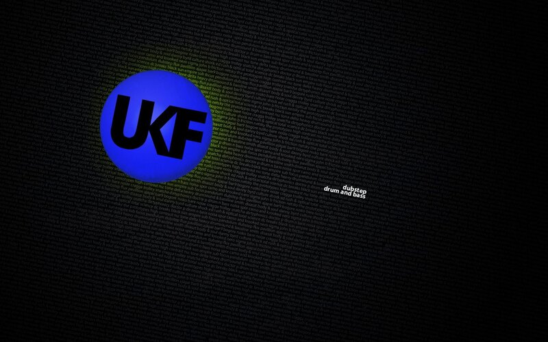 UKF logo with text background