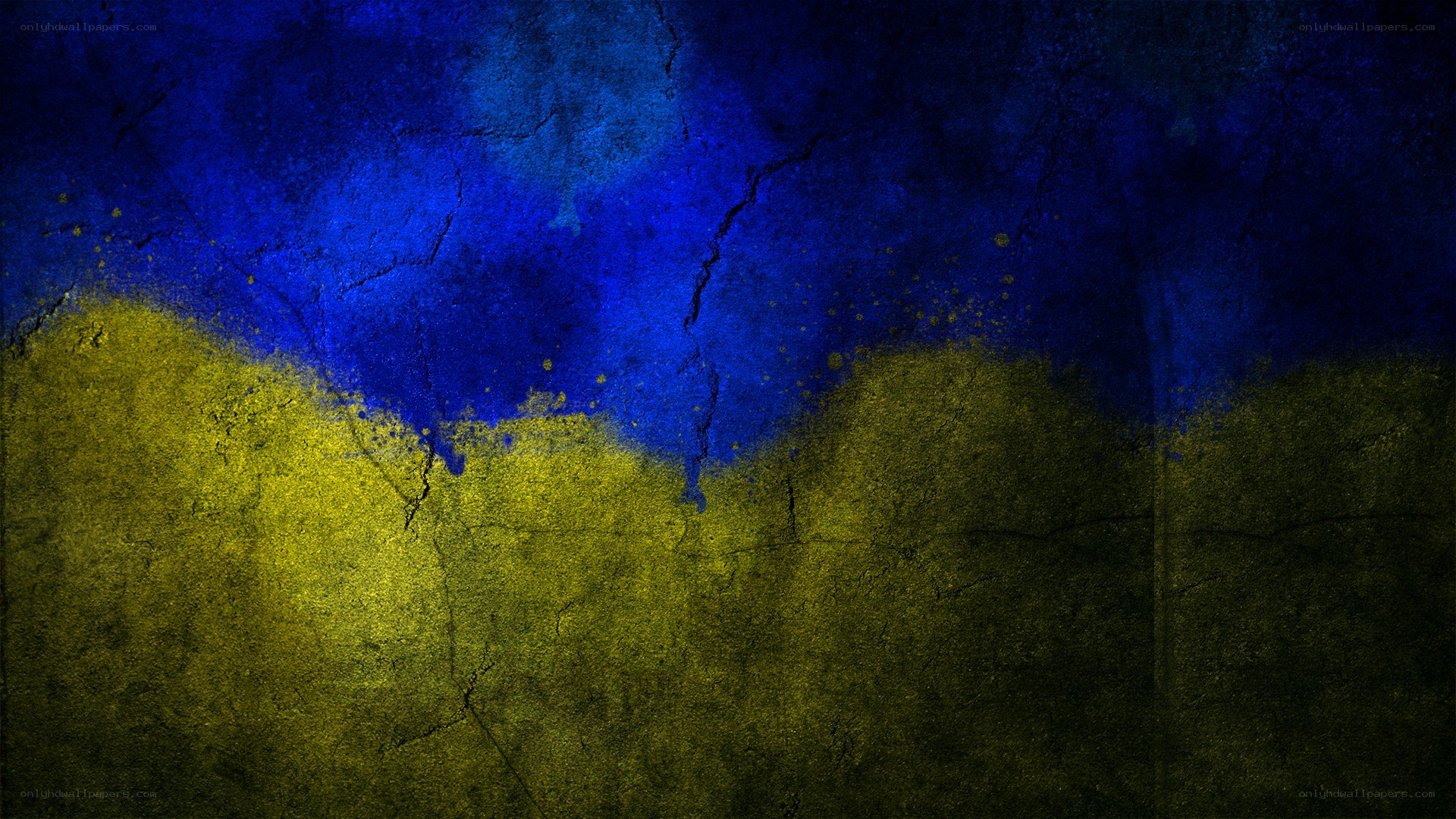 Ukrainian flag abstract texture