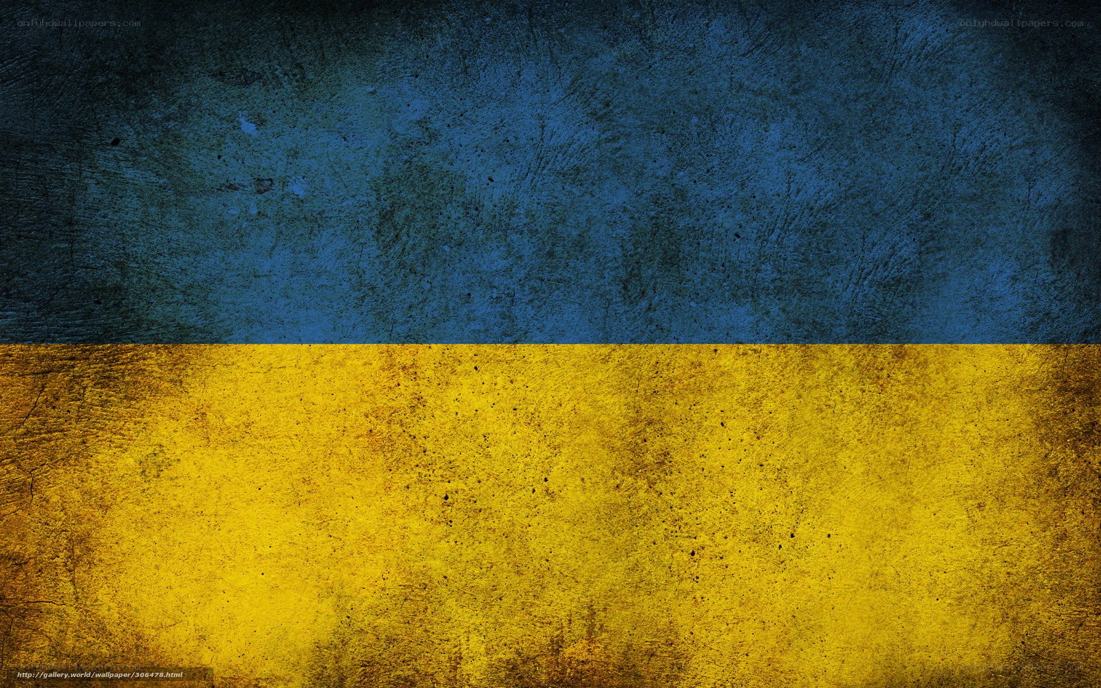 Ukrainian flag grunge texture