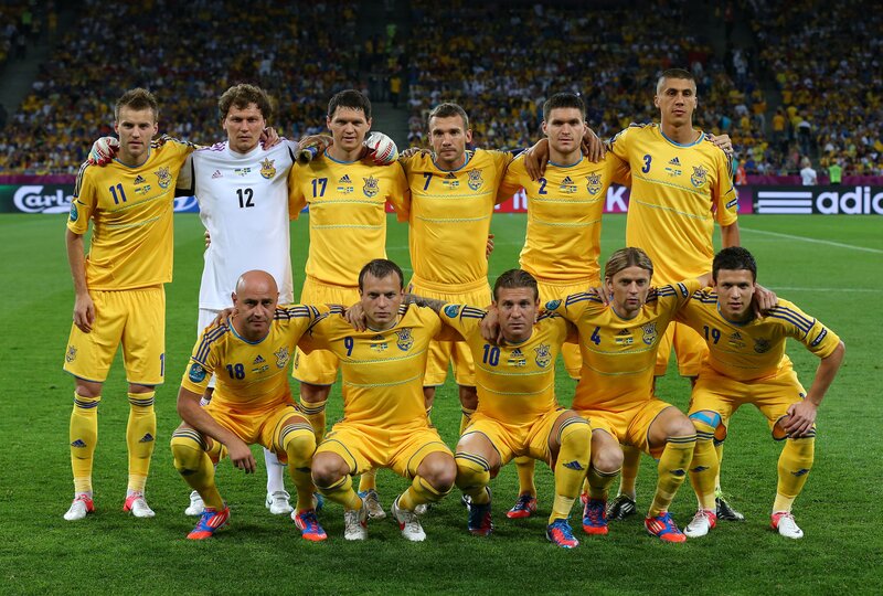 Ukrainian football team lineup