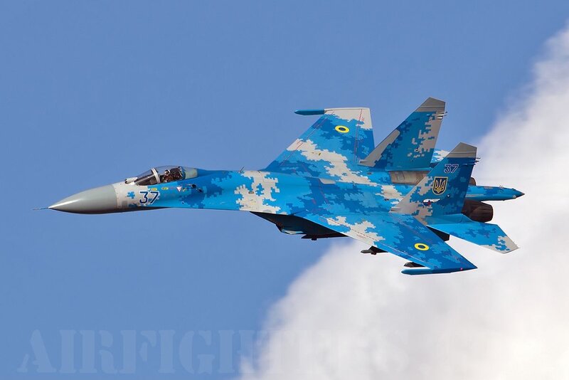 Ukrainian Su-37 Fighter Jet
