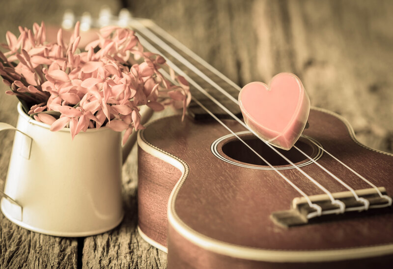 Ukulele with Flowers