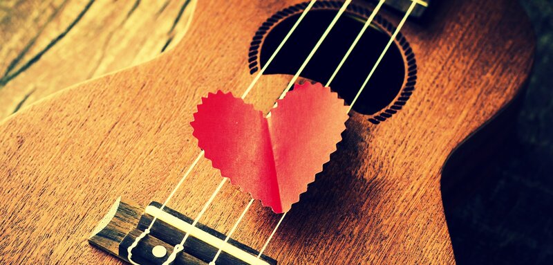 Ukulele with Heart