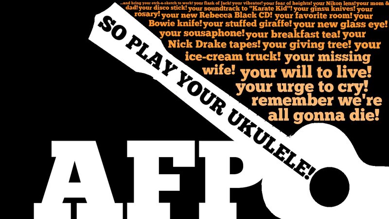 Ukulele with Text