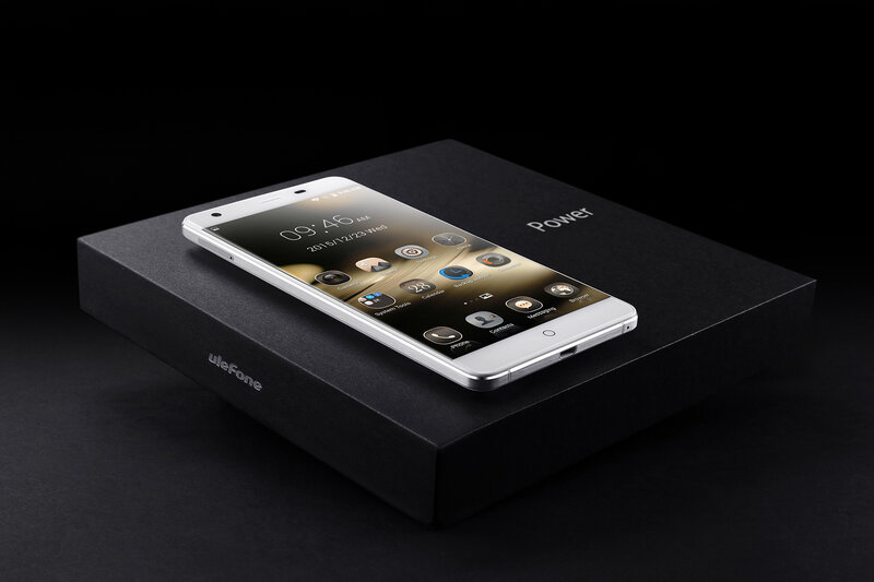 Ulefone Power smartphone on box