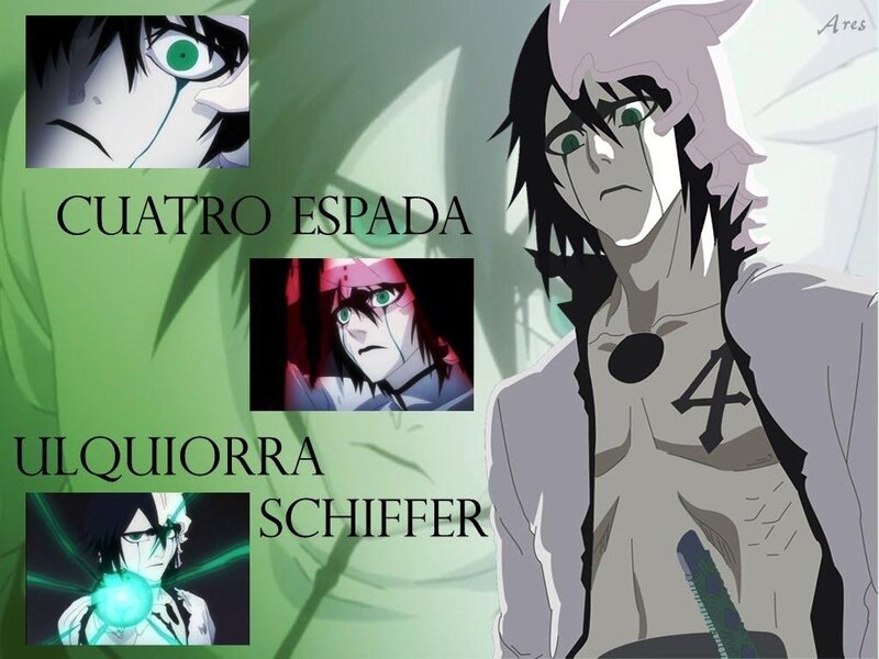 Ulquiorra Schiffer character collage