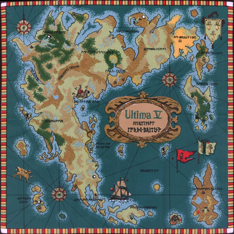 Ultima V world map