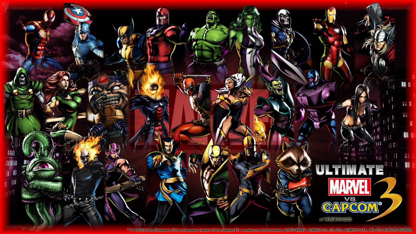 Ultimate Marvel vs. Capcom 3 characters