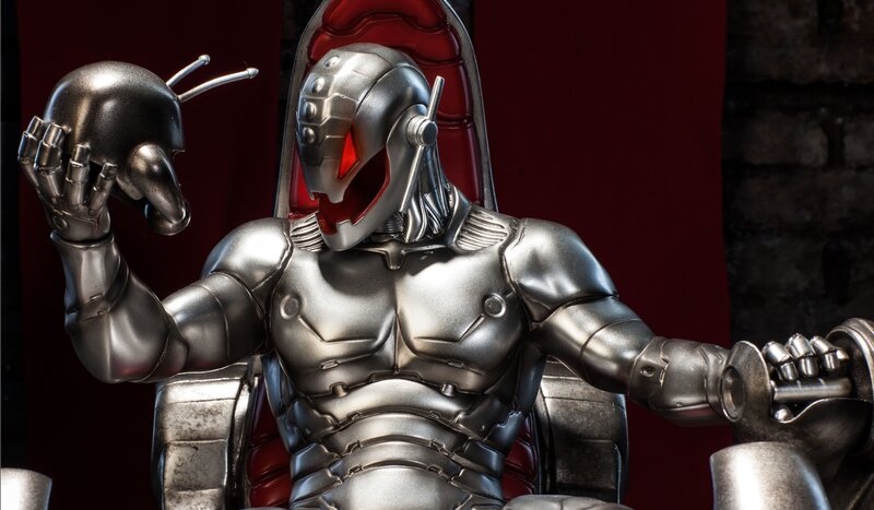 Ultron Figure on Throne — Silver