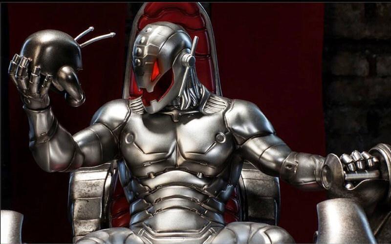 Ultron Figure on Throne