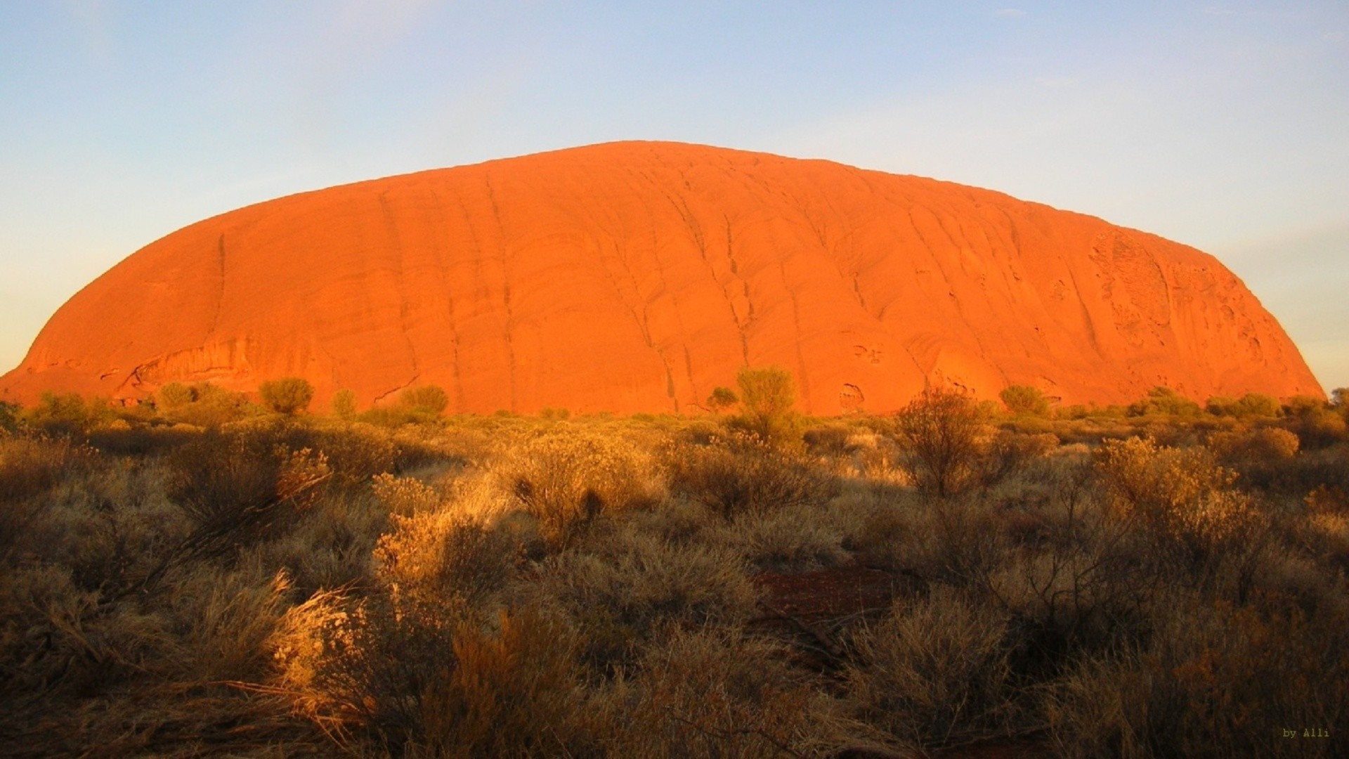 Uluru at sunrise