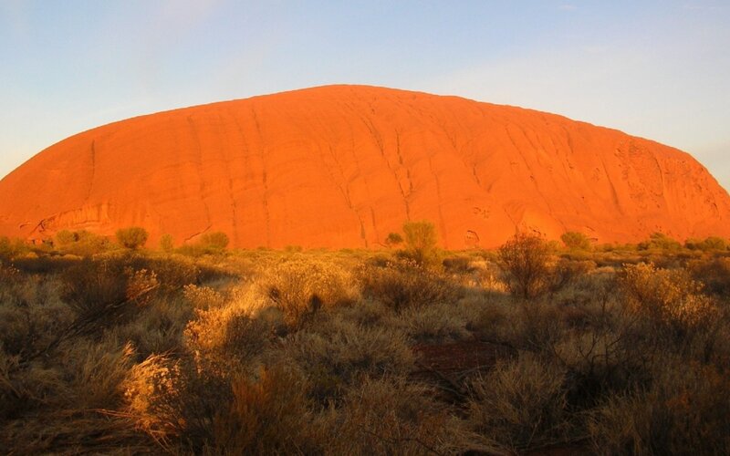Uluru at sunrise