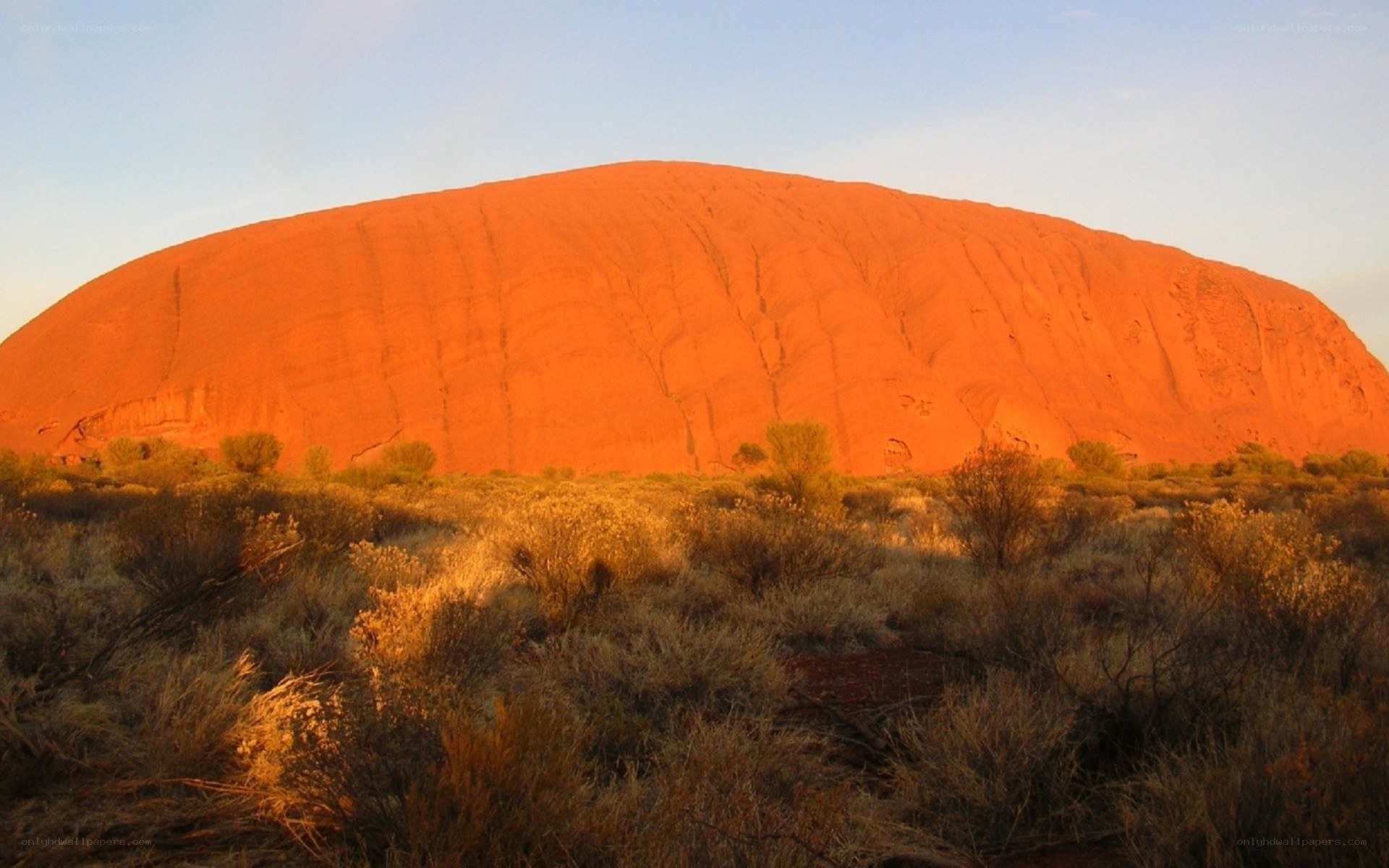 Uluru at sunrise