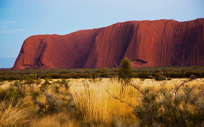 Uluru at sunset