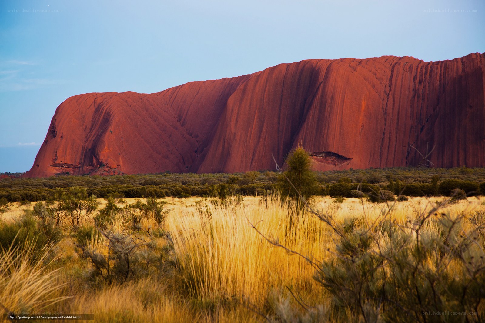 Uluru at sunset