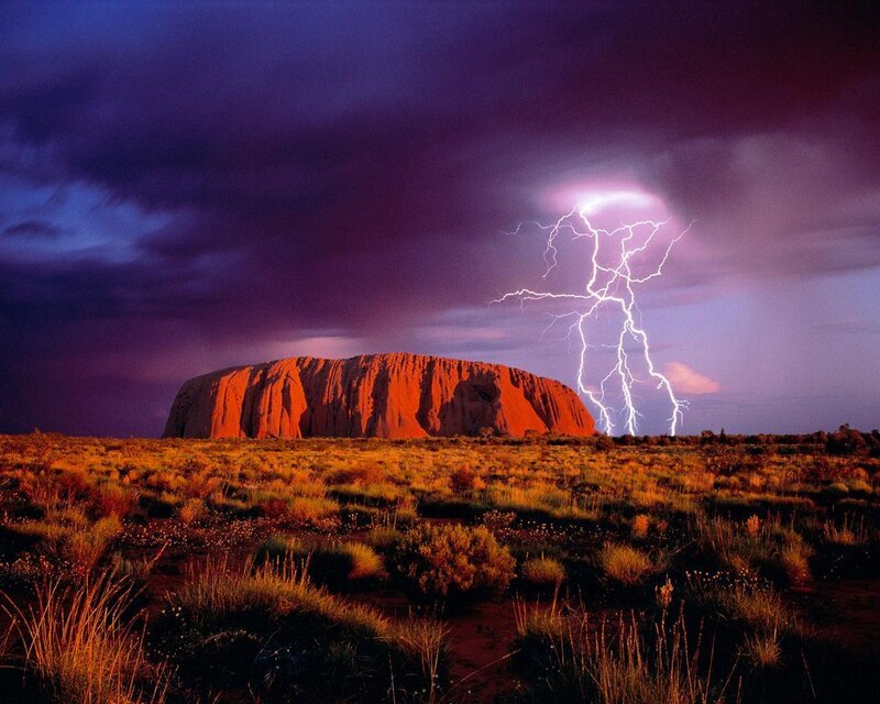 Uluru During Storm