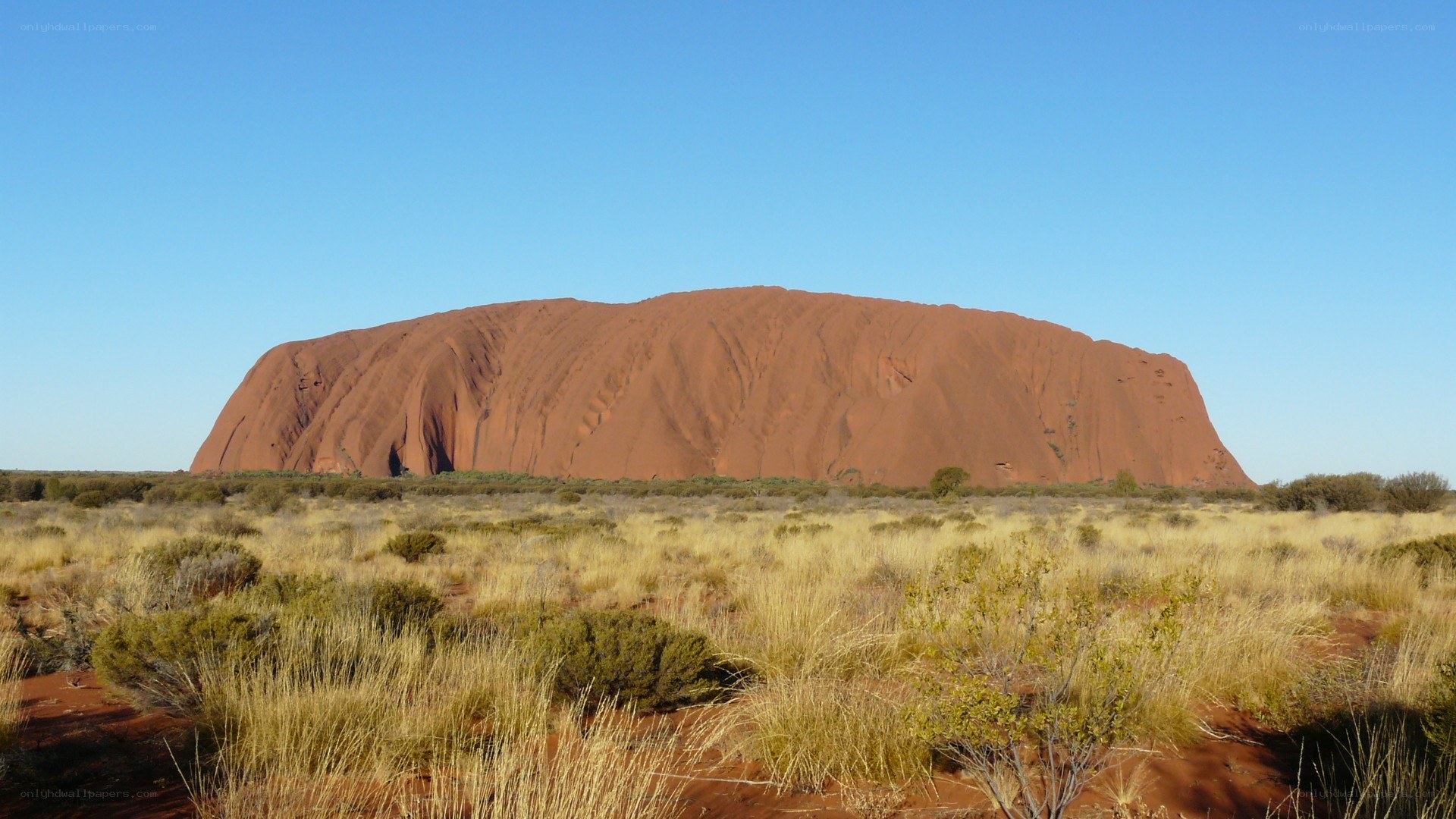 Uluru in the Australian outback
