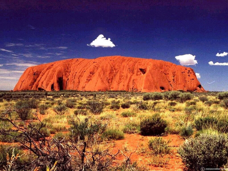 Uluru in the Australian Outback