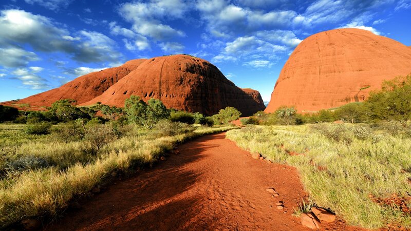 Uluru rock formations