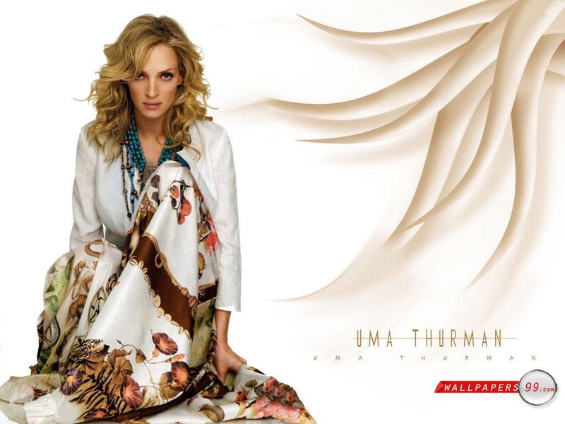 Uma Thurman fashion portrait