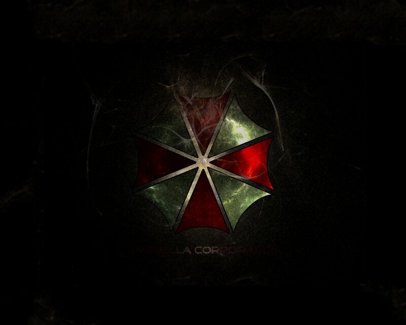 Umbrella Corporation Logo — Black, Dark, Ominous