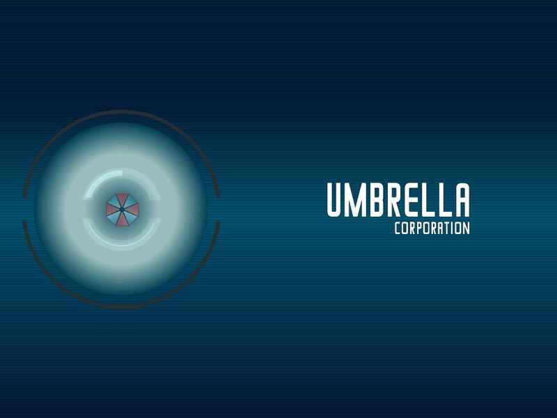 Umbrella Corporation Logo — Blue