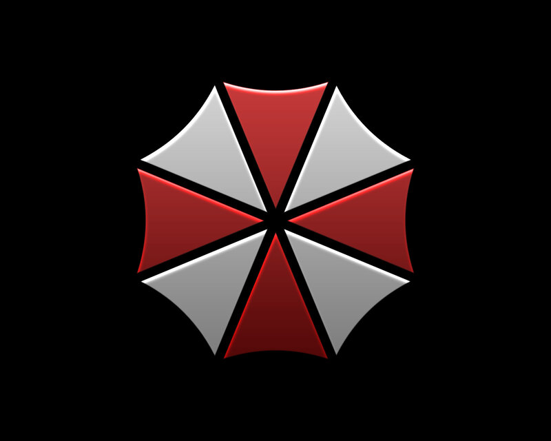 Umbrella Corporation Logo — Red, Neutral