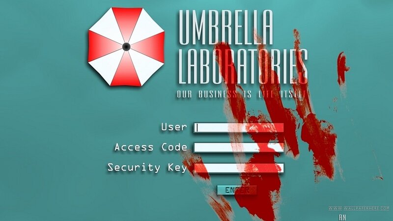 Umbrella Laboratories Login Screen — Teal