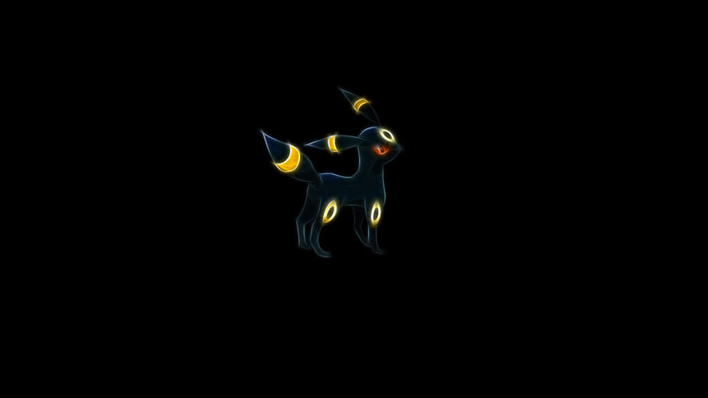 Umbreon glowing in the dark