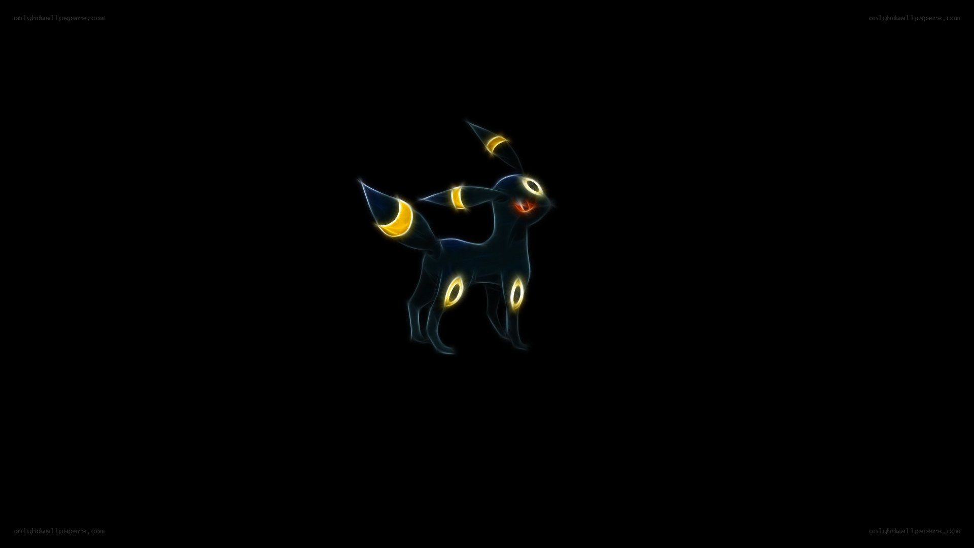 Umbreon glowing in the dark