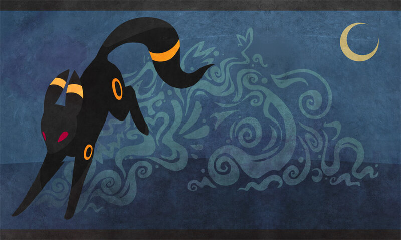 Umbreon under the moon