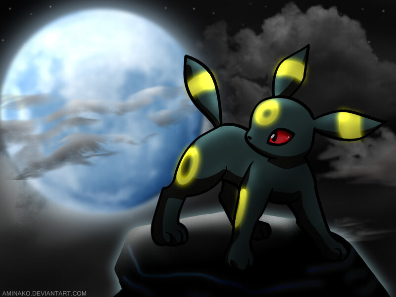 Umbreon under the moon
