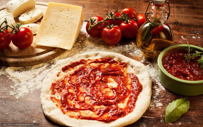 Unbaked Pizza Dough