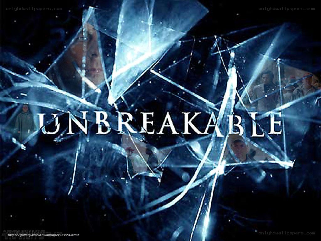 Unbreakable movie poster
