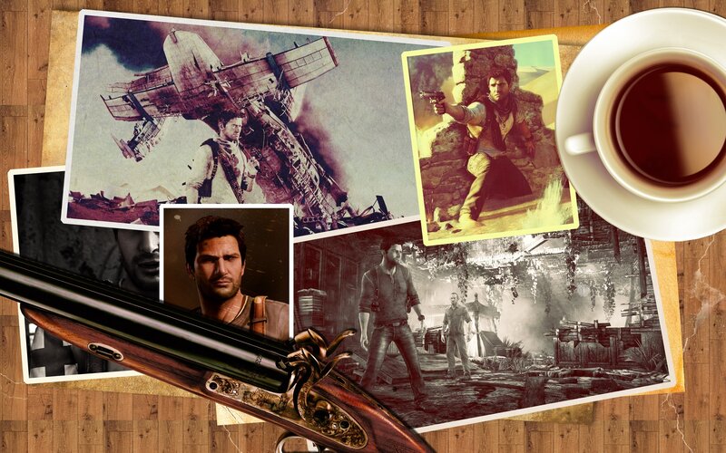 Uncharted game collage