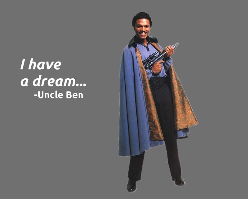 Uncle Ben with a dream