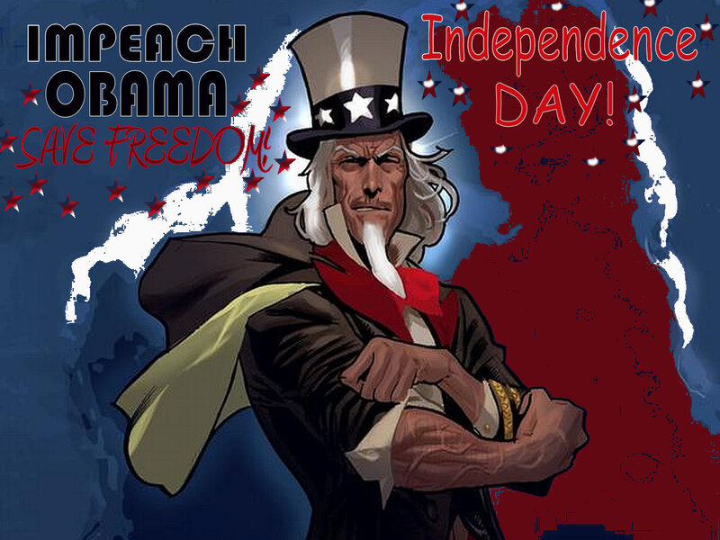 Uncle Sam Character — Red, Patriotic