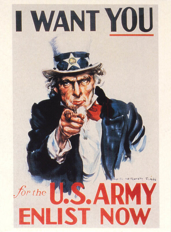 Uncle Sam recruitment poster