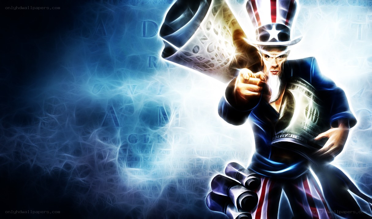Uncle Sam with money