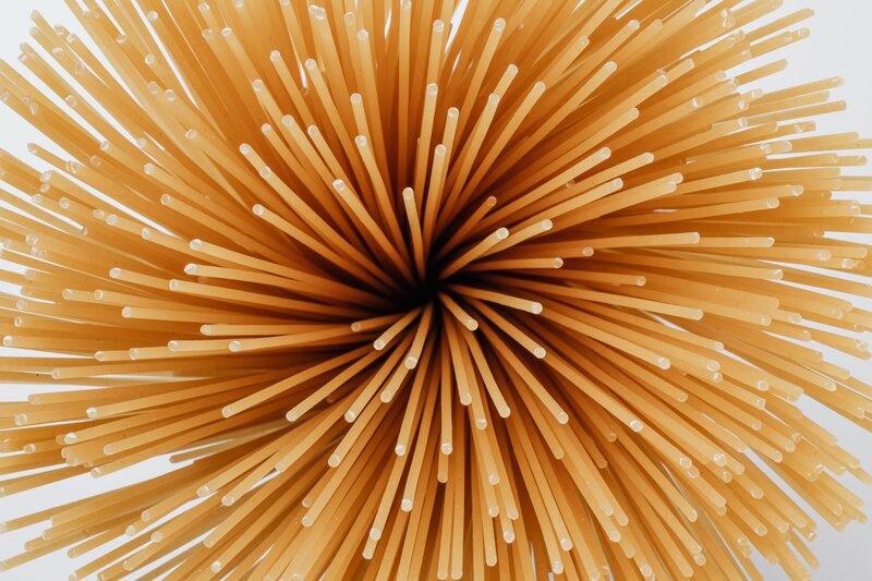 Uncooked Spaghetti Strands