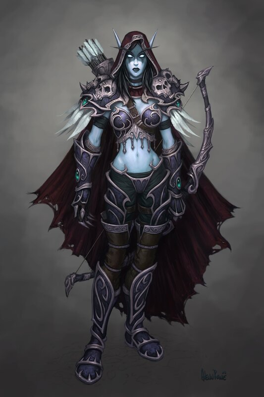 Undead archer character