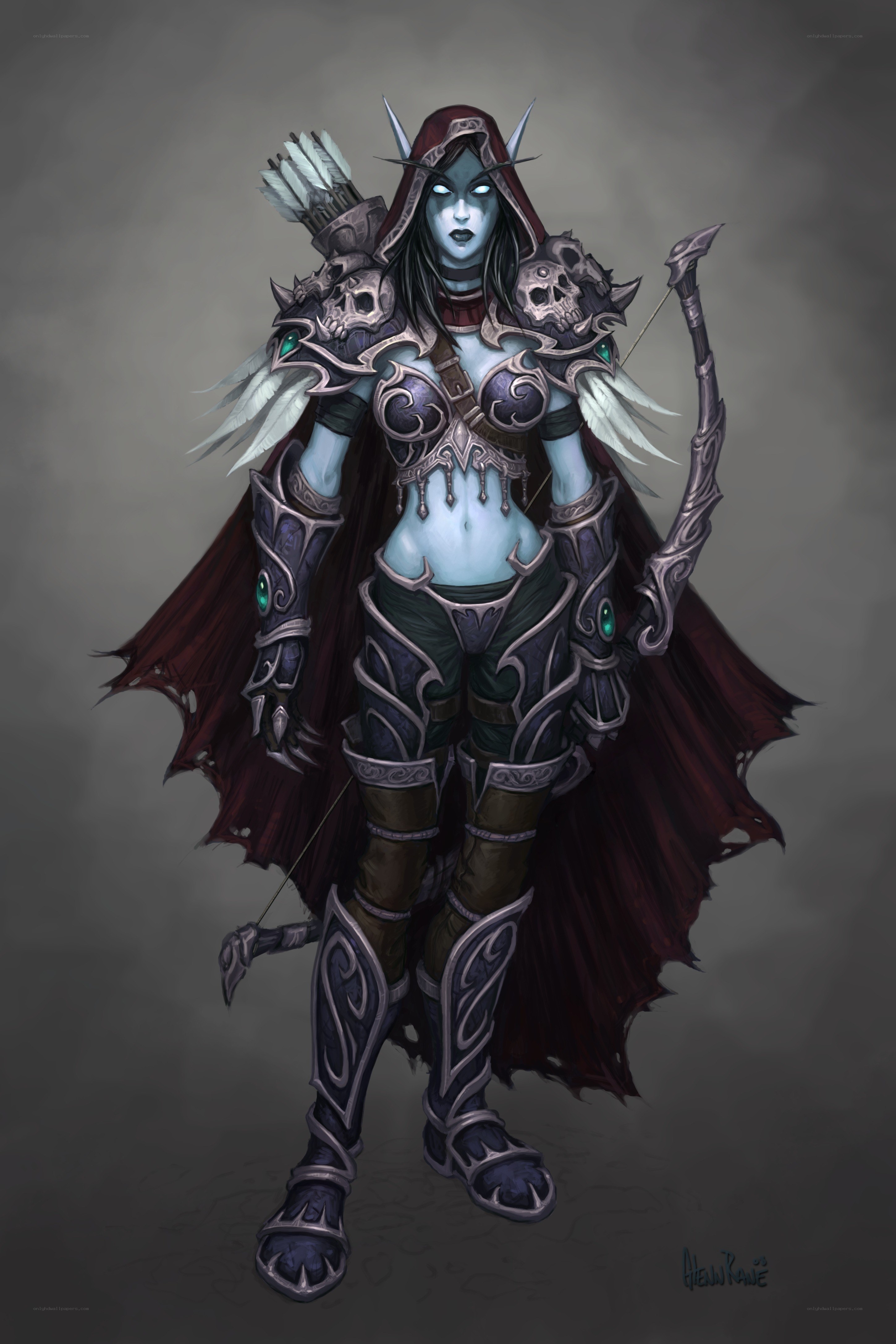 Undead archer character