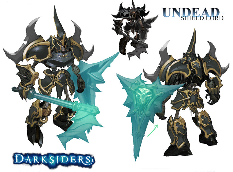 Undead Shield Lord concept art