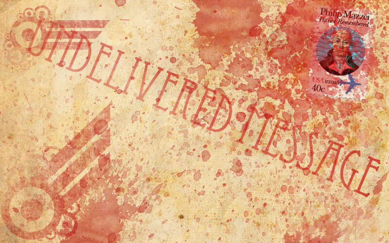 Undelivered Message Postcard