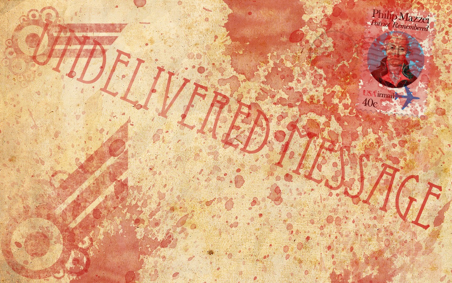 Undelivered Message Postcard