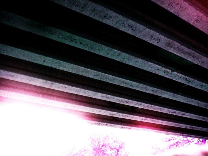 under bridge view