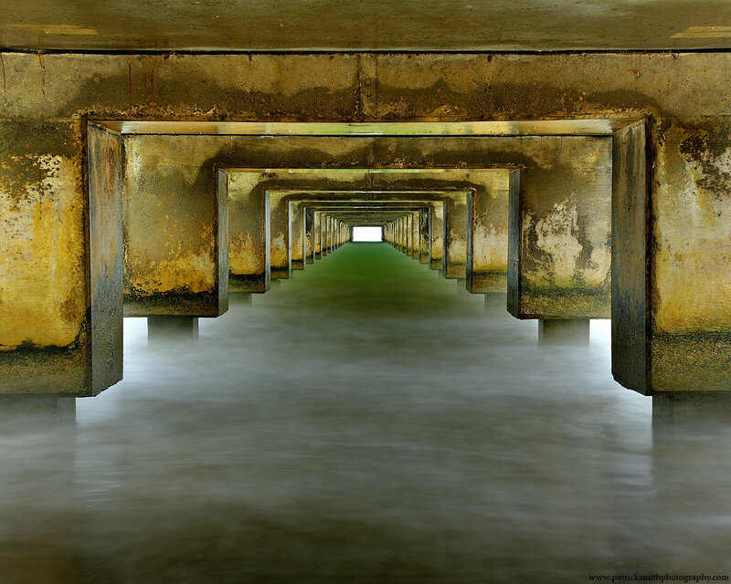Under the pier tunnel